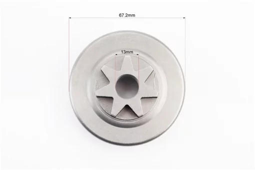 Тарелка сцепления "звезда" 3/8-7 OLEO MAC-936/937/940/941 + подшипник + привод масла, Б/П-Oleo Mac, YQ-210030