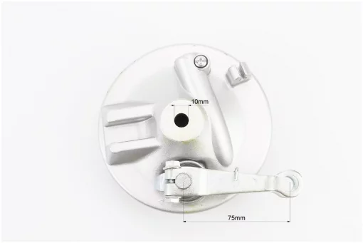 Панель тормозная передняя+колодки+торм. механизм (под ось 10мм), DELTA, YQ-318152