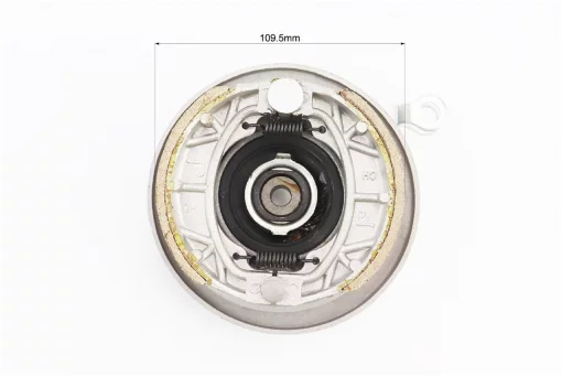 Панель тормозная передняя+колодки+торм. механизм (под ось 10мм), DELTA, YQ-318152