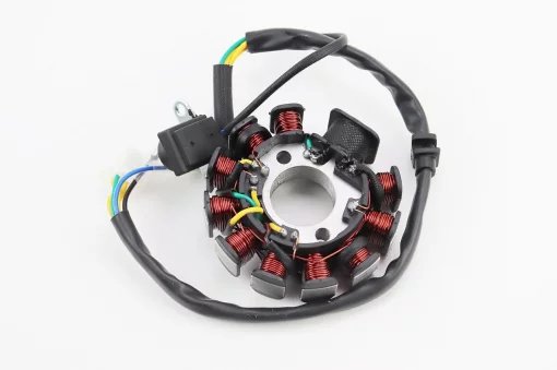 Статор магнето (генератора) (11 катушек разъем "мама 4+2") высота 32мм, 125-150сс 4Т, YQ-310771