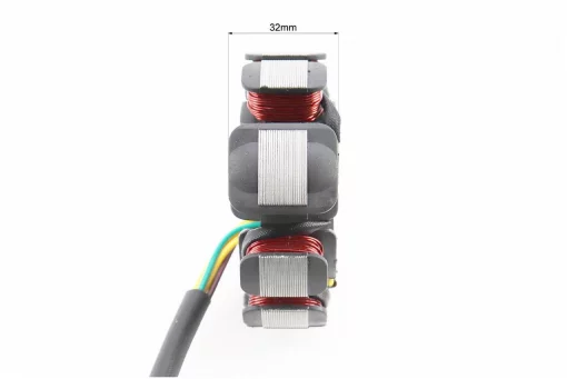 Статор магнето (генератора) (11 катушек разъем "мама 4+2") высота 32мм, 125-150сс 4Т, YQ-310771