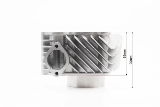 Цилиндр к-кт (цпг) WH180 62мм (высота цилиндра 69/90мм), (палец-15мм), (см.фото размеров), Тайвань, 125-150сс 4Т, YQ-310840
