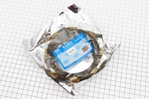 Диск сцепления фрикционный 6шт, к-кт 150/200cc, CG125-250, YQ-321823