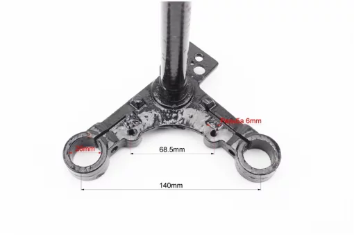 Траверс керма (під амортизатор 25мм), DELTA, YQ-318279