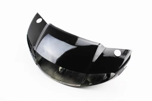 Suzuki LET'S-II Пластик-керма переднє "голова" (під бараб. гальмо), ЧОРНЕ, пластик-J, YQ-329158