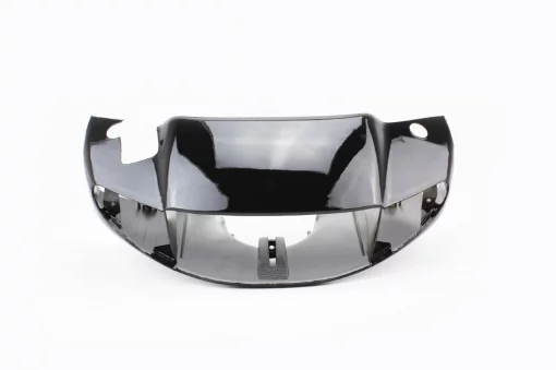 Suzuki LET'S-II Пластик-керма переднє "голова" (під диск. гальмо), ЧОРНЕ, пластик-J, YQ-329159