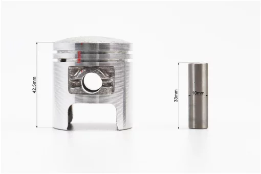 Поршень к-кт 50cc 41мм +1,00 (палец 10мм, H-42,5мм, h-14мм), 2Т-ЛАНЦЮГ, YQ-311100