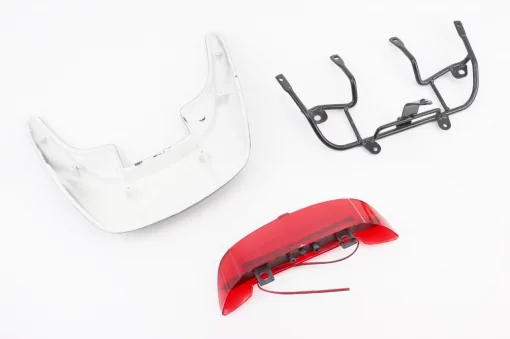 Honda DIO AF-28 Пластик-"спойлер", карбон+крепление+фонарь "спойлера" к-кт, пластик-J, YQ-329169