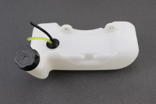 Бак топливный 1E40F-1E44F (крепление 2отв, горловина боковая короткая, L-24см), ТРИМЕР, YQ-213402