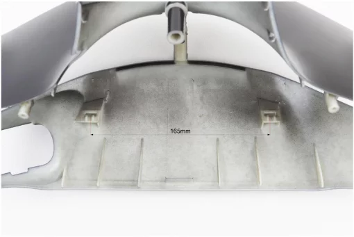 Honda DIO AF-35 Пластик-керма передній "голова", чорний, пластик-J, YQ-329218