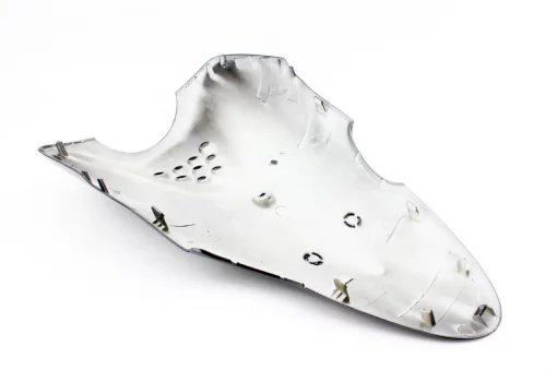 Yamaha JOG SA-24 BJ Пластик-передній верхній "дзьоб", чорний, пластик-J, YQ-329230