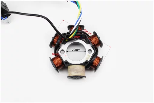 Статор магнето (генератора) (6 катушек "5 проводов"), DELTA, YQ-318468