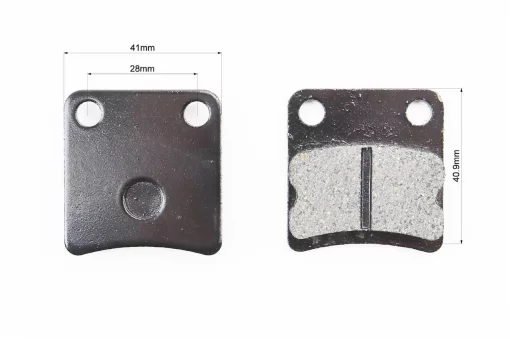 Гальмівні колодки (дискові) Honda DI050/Tact 50; DAELIM GZ50; SYM- Orbit 50; KYMCO- MXU 400 к-кт 2шт, ЗЧ-МОТО, YQ-308879