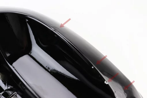 Yamaha VINO SA10J-2т Пластик-к-кт крашеные 11 деталей, чёрный (возможны незначительные дефекты покраски), пластик-J, YQ-329281