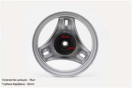 Диск колісний задній Suzuki AD50 (сталевий), YQ-308937