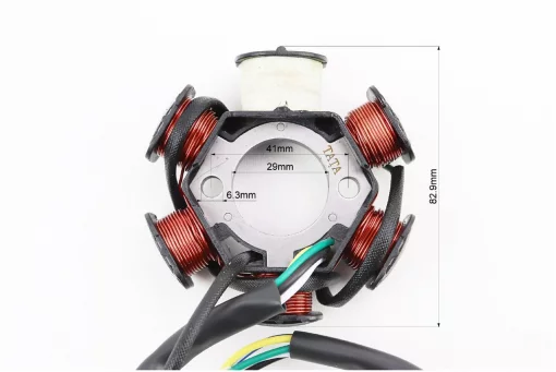 Статор магнето (генератора) (6 катушек разъем "мама 4+1"), DELTA, YQ-338852