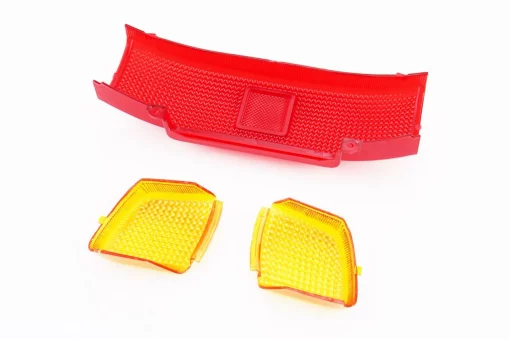 Honda LEAD AF-20 "стекло" стопа, красное+поворотников, жёлтые к-кт 3шт, пластик-J, YQ-329367