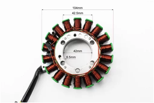 Статор магнето (генератора) Honda CN250/CF250 (18 катушек разъем "мама/папа 1+3") не Viper тип 3, 250сс СКУТЕР, YQ-313095