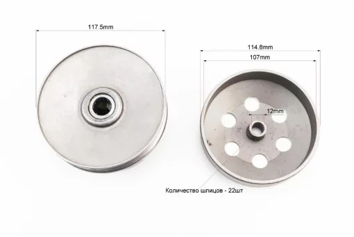 Варіатор задній в зборі GY6 -50/AF34 тип 1, 50-100сс 4Т, YQ-309012