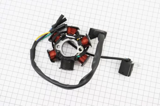 Статор магнето (генератора) (6 катушек "5 проводов"), DELTA, YQ-338998