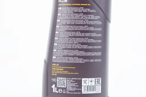 Олива 4T 10W-40 напівсинтетична для мототехніки "4-TAKT PLUS", 1L, МОТОХІМІЯ, YQ-304003