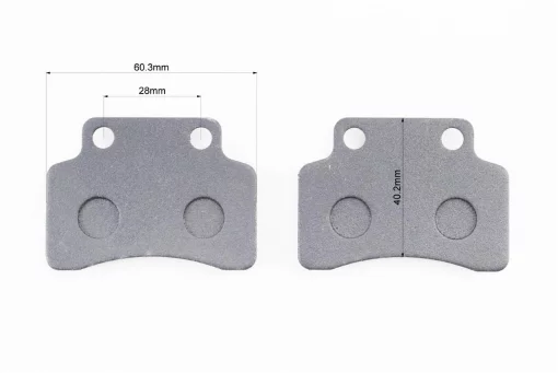 Тормозные колодки (дисковые) "полумесяц" Viper-RACE/FKEEWAY-Focus 50/KYMCO Heroism-125/Matrix-125/CPI-Argon 50, к-кт 2шт,