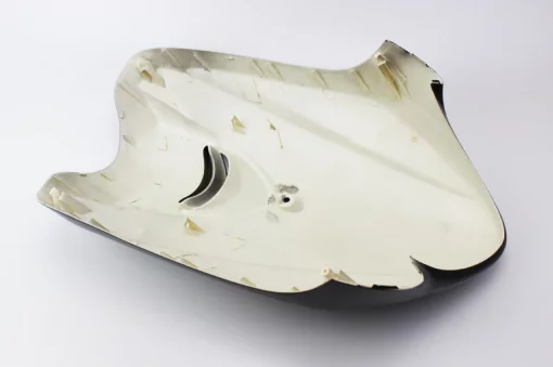 Yamaha JOG SA-36J/39J Пластик-передній верхній "дзьоб", чорний, пластик-J, YQ-329648