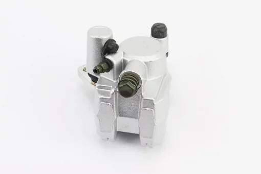 Тормозной суппорт передней системы (однопоршневой) с колодками "квадрат", серый, STORM, YQ-314089