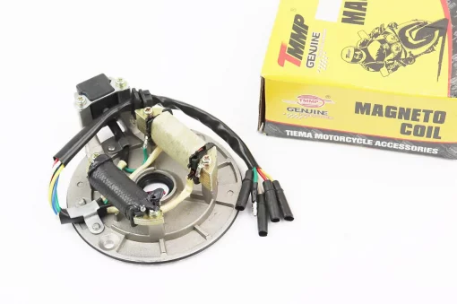 Статор магнето (генератора) (2 катушки "5 проводов") тип 2 "на бесстартерный двигатель", DELTA, YQ-318943