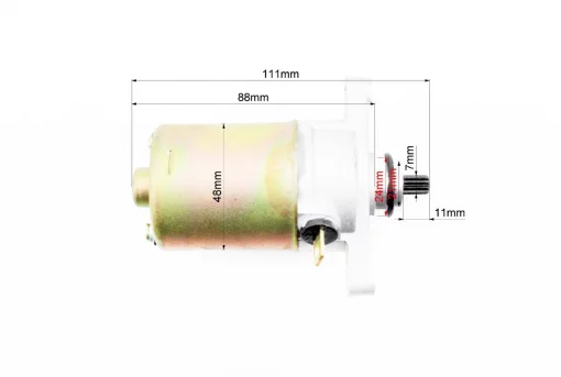 Стартер в зборі, 50-100сс 4Т, YQ-309217