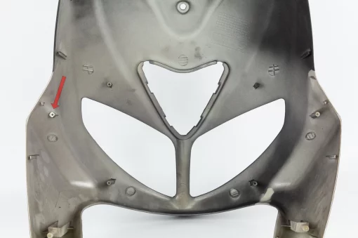 УЦЕНКА RACE Пластик-основной (где фара) Race1, чёрный матовый (отломано крепление), RACE, YQ-314852