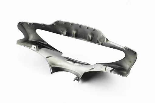 УЦЕНКА Yamaha JOG SA-04/12 Пластик-руля передний "голова", чёрный (см. фото, сломано крепление), пластик-J, YQ-329802