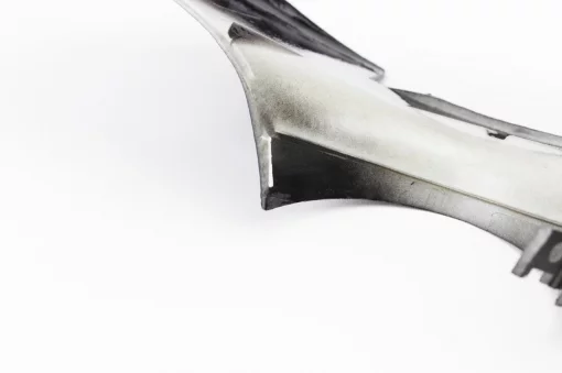 УЦЕНКА Yamaha JOG SA-04/12 Пластик-руля передний "голова", чёрный (см. фото, сломано крепление), пластик-J, YQ-329802