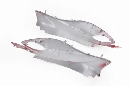 УЦЕНКА Yamaha JOG SA-36J/39J Пластик-верхний боковой лев+прав к-кт 2шт, бордовый (см. фото отломано крепление), пластик-J,