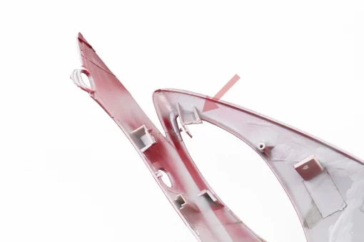 УЦЕНКА Yamaha JOG SA-36J/39J Пластик-верхний боковой лев+прав к-кт 2шт, бордовый (см. фото отломано крепление), пластик-J,