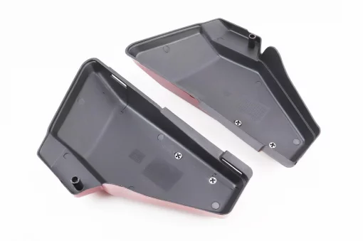 Пластик-кришка бардачка, ліва, права к-кт, червоний, ALPHA, YQ-319104