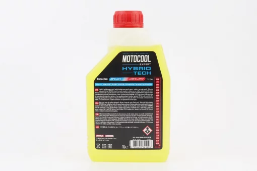 Рідина охолоджуюча -37&deg;C для мототехніки "MOTOCOOL EXPERT" жовтий, 1L, МОТОХІМІЯ, YQ-304178