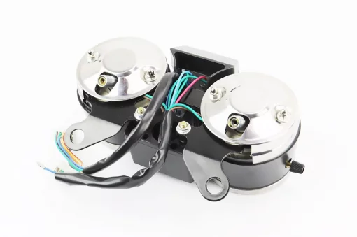 Спідометр "подвійний" 120 км/год. тахометр механічний (широке кріплення), ALPHA, YQ-319207