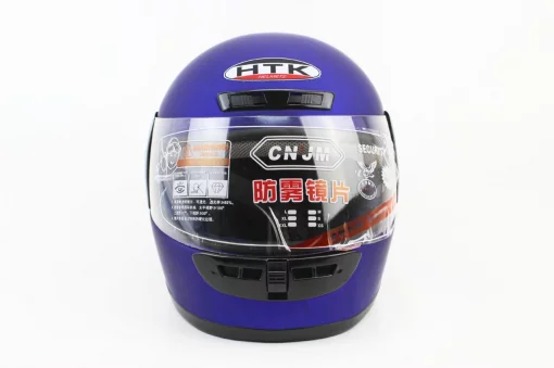 Шлем интеграл с воротом HK-221, синий мат, ШОЛОМИ, YQ-330542