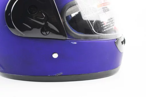 Шлем интеграл с воротом HK-221, синий мат, ШОЛОМИ, YQ-330542