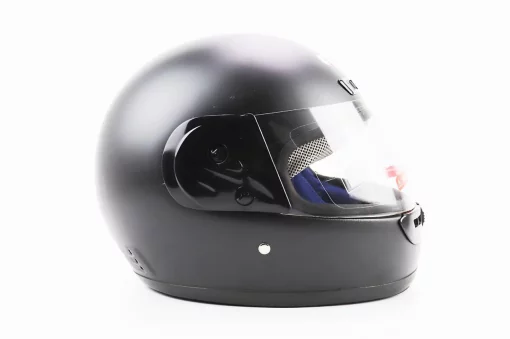 Шлем интеграл с воротом HK-221, чёрный мат, ШОЛОМИ, YQ-330545