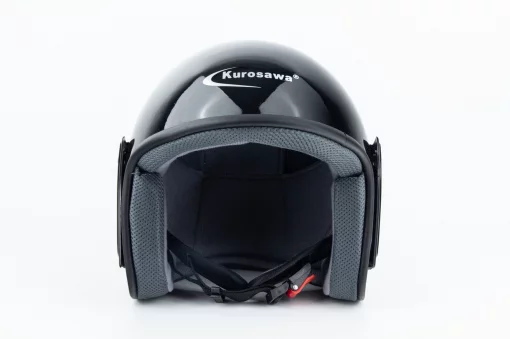 Шлем открытый U-122 M, чёрный глянец, ШОЛОМИ, YQ-330635