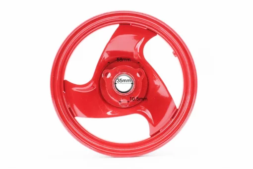 Диск колісний передній Yamaha (5BM) диск. гальмо (сталевий), червоний, YQ-336715