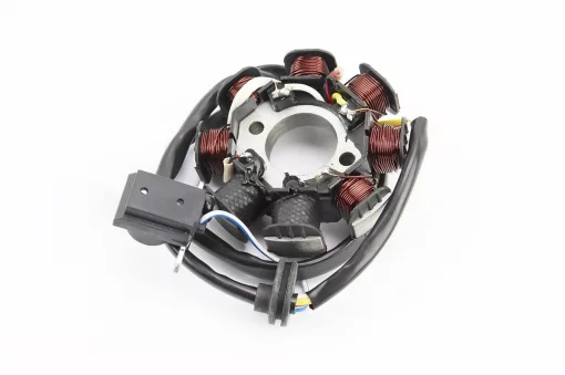 Статор магнето (генератора) (8 катушек разъем "мама 2+2") высота 28мм тип 1, 50-100сс 4Т, YQ-309440