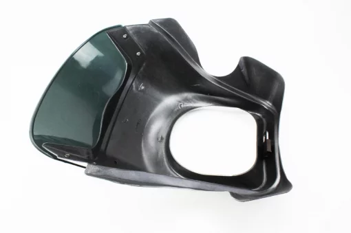 Пластик-обтекатель фары круглой "TIGER"+ветровик, серый, ЗЧ-МОТО, YQ-324929