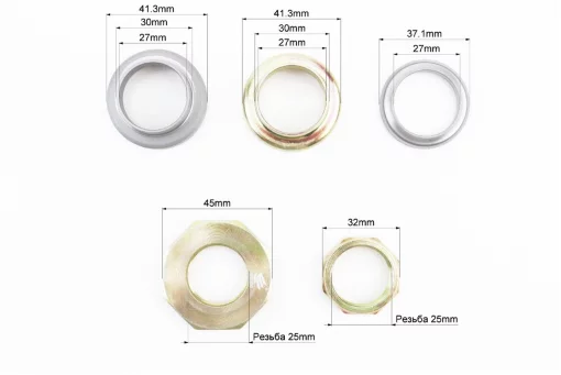 Підшипники керма к-кт тип 2 (див. розміри) (твердопластикова обойма), WIND, YQ-315332