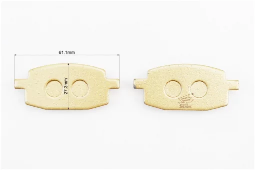 Гальмівні колодки (дискові) Yamaha JOG2/BWS/Axis/ARTISTIC/APRIO; Viper WIND; WUYANG-WY 50; LIFAN-LF 50; к-кт, жовті, WIND,