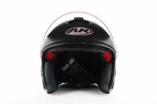 Шлем открытый с очками AK-720, чёрный матовый, ШОЛОМИ, YQ-330713