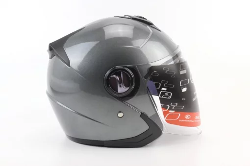 Шлем открытый с очками AK-720, серый, ШОЛОМИ, YQ-330715