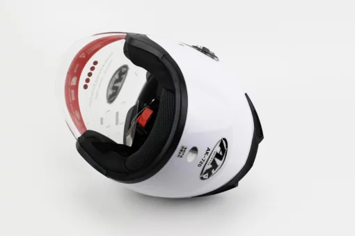 Шолом відкритий з окулярами AK-720, білий, ШОЛОМИ, YQ-330716